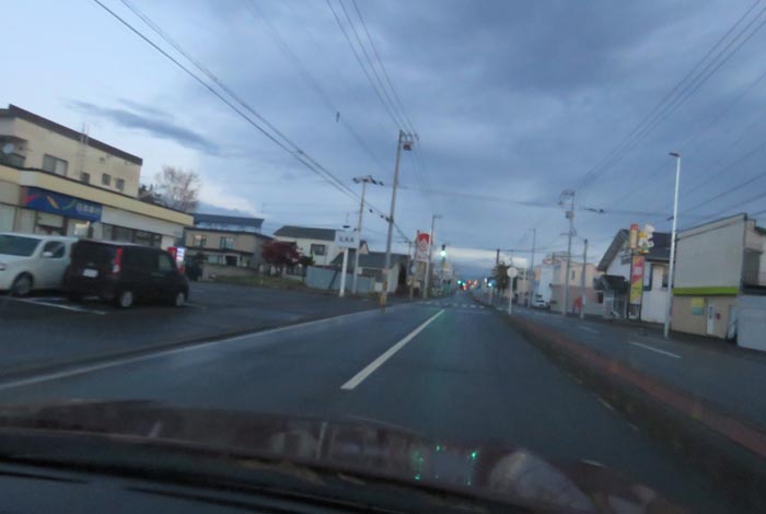 webnews今朝の北見/とん田通り、南大通り交差点から国道39号方向