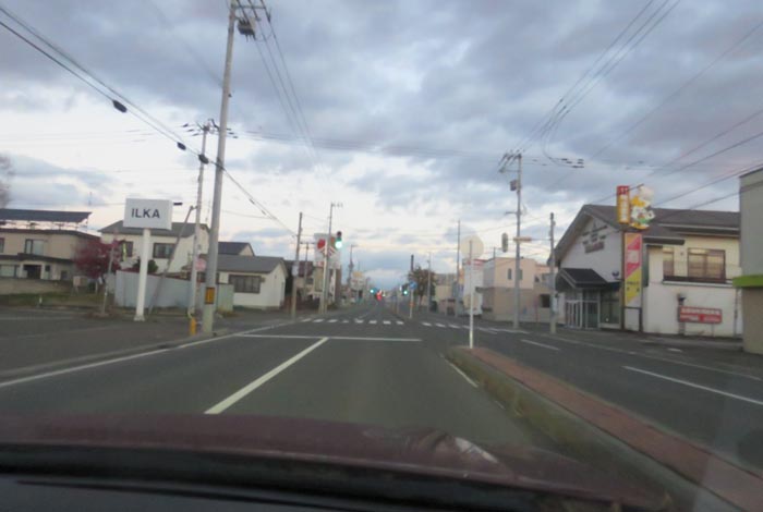 webnews今朝の北見/とん田通り、南大通り交差点から国道39号方向