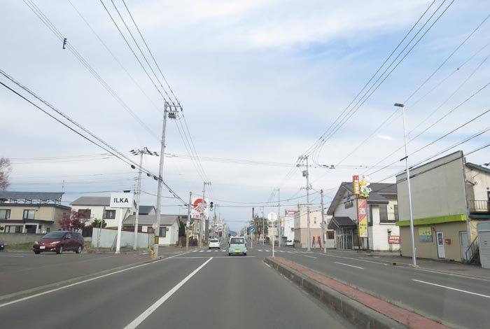 webnews今朝の北見/とん田通り、南大通り交差点から国道39号方向