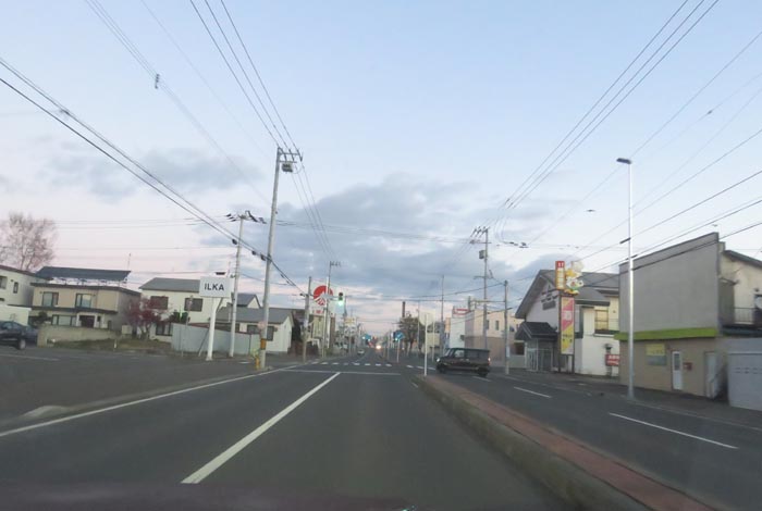 webnews今朝の北見/とん田通り、南大通り交差点から国道39号方向