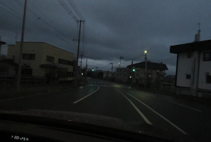 webnews今朝の北見/無加川橋を渡り南大通り交差点方向