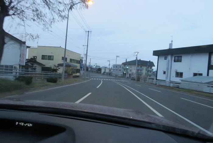 webnews今朝の北見/無加川橋を渡り南大通り交差点方向