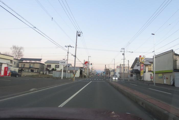webnews今朝の北見/とん田通り、南大通り交差点から国道39号方向