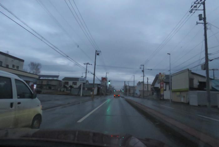 webnews今朝の北見/とん田通り、南大通り交差点から国道39号方向
