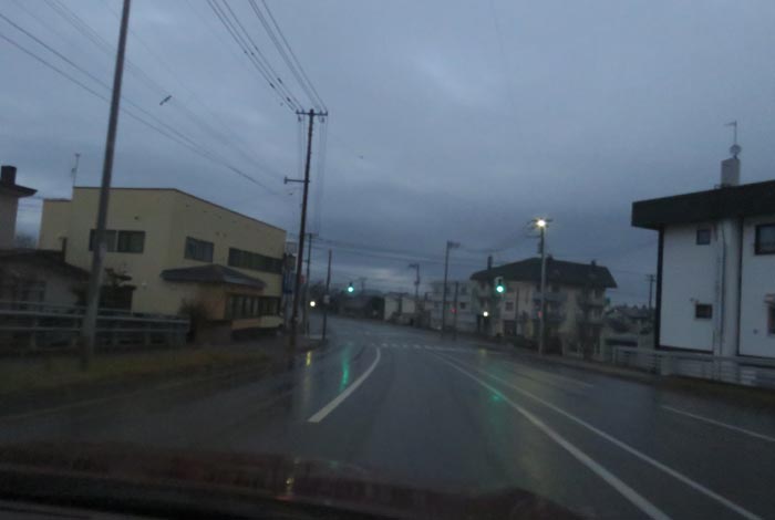 webnews今朝の北見/無加川橋を渡り南大通り交差点方向