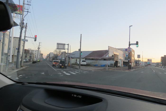 webnews今朝の北見/交差点から北4条通り側のパレスビル方向