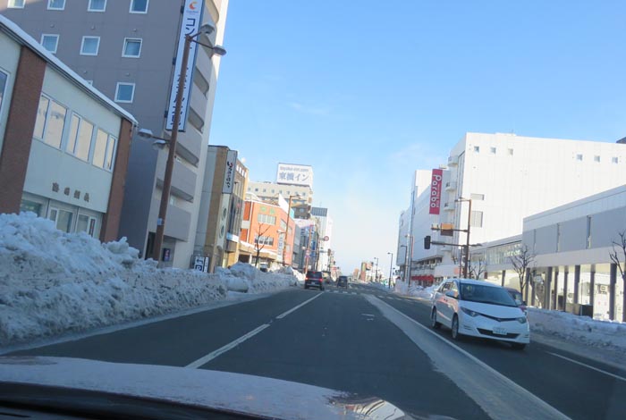 webnews今朝の北見/国道39号、大通り西2丁目交差点