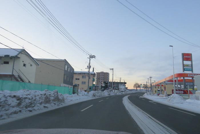 webnews今朝の北見／無加川橋手前