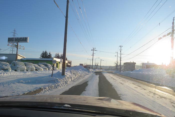 webnews今朝の北見/末広町の南岸通り