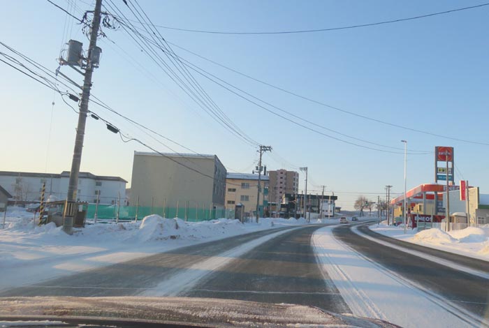 webnews今朝の北見／無加川橋手前