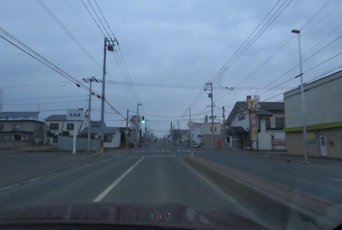 webnews今朝の北見/とん田通り、南大通り交差点から国道39号方向