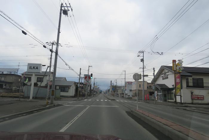 webnews今朝の北見/とん田通り、南大通り交差点から国道39号方向
