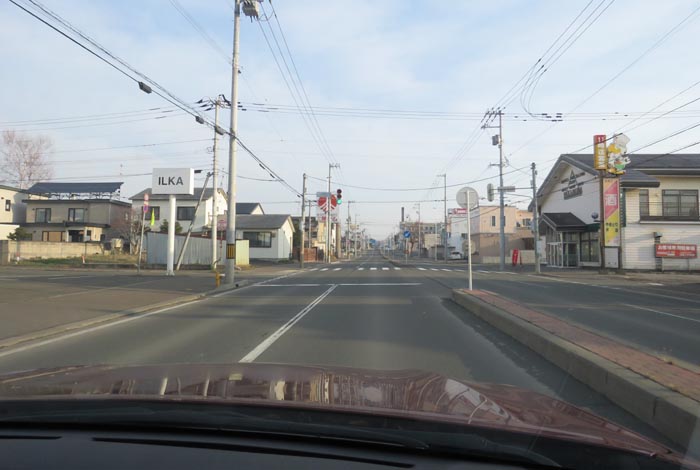 webnews今朝の北見/とん田通り、南大通り交差点から国道39号方向