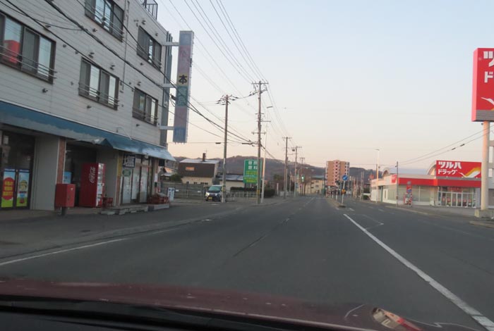 webnews今朝の北見／南大通り交差点から無加川橋方向