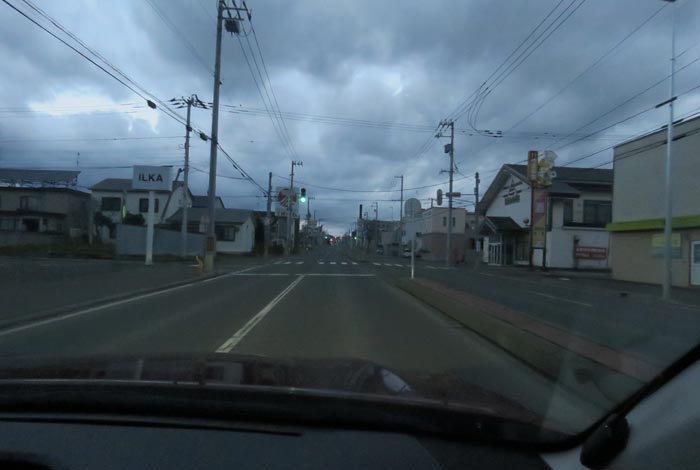 webnews今朝の北見/とん田通り、南大通り交差点から国道39号方向