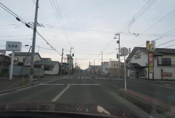 webnews今朝の北見/とん田通り、南大通り交差点から国道39号方向