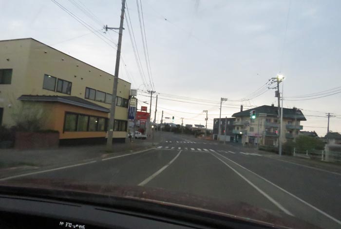 webnews今朝の北見/無加川橋を渡り南大通り交差点方向