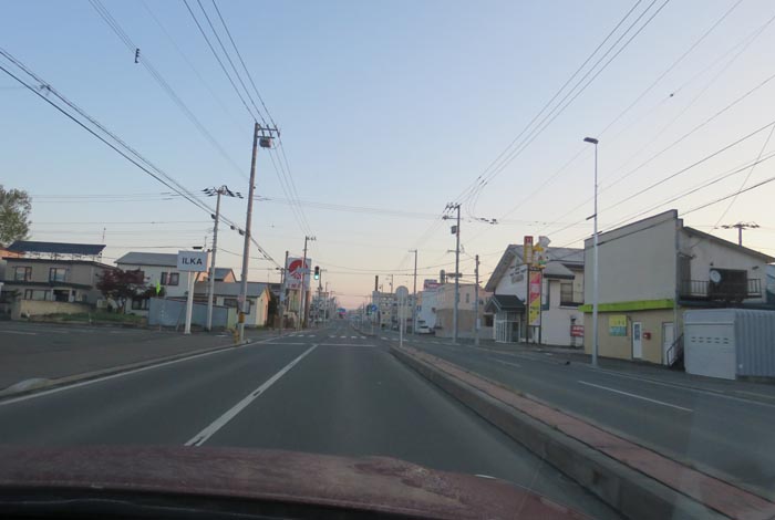 webnews今朝の北見/とん田通り、南大通り交差点から国道39号方向