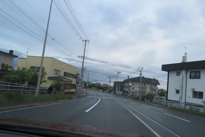 webnews今朝の北見/無加川橋を渡り南大通り交差点方向