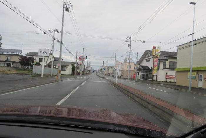 webnews今朝の北見/とん田通り、南大通り交差点から国道39号方向