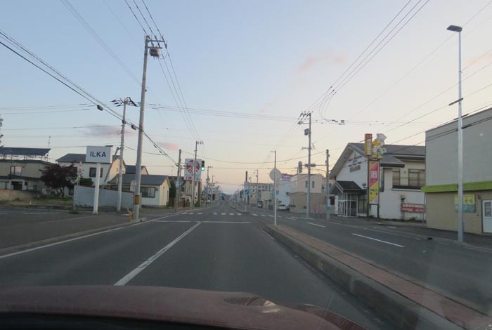 webnews今朝の北見/とん田通り、南大通り交差点から国道39号方向