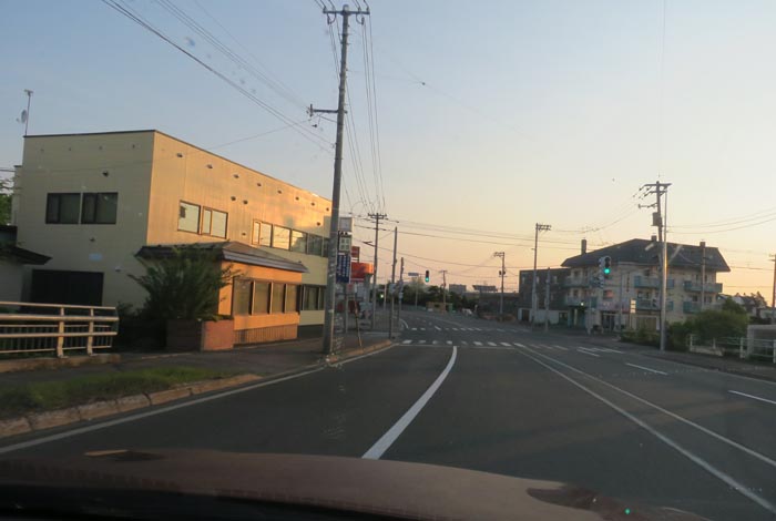 webnews今朝の北見/無加川橋を渡り南大通り交差点方向