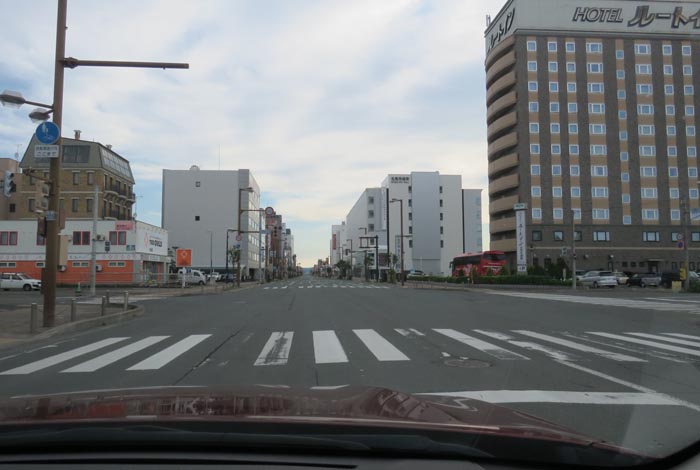 webnews今朝の北見/国道39号、大通りの西4丁目通り交差点