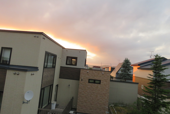 webnews今朝の北見／東の空