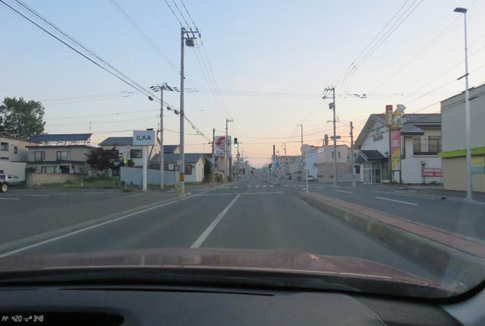 webnews今朝の北見/とん田通り、南大通り交差点から国道39号方向