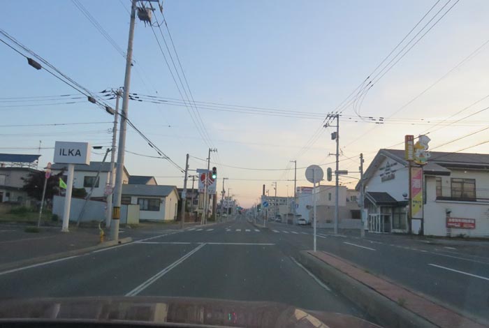webnews今朝の北見/とん田通り、南大通り交差点から国道39号方向