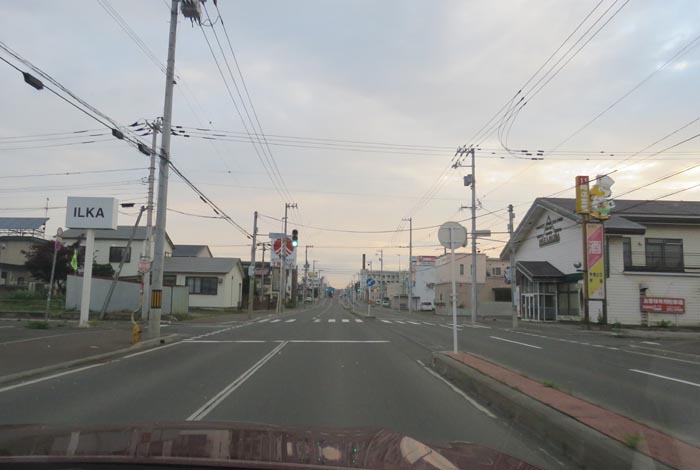 webnews今朝の北見/とん田通り、南大通り交差点から国道39号方向