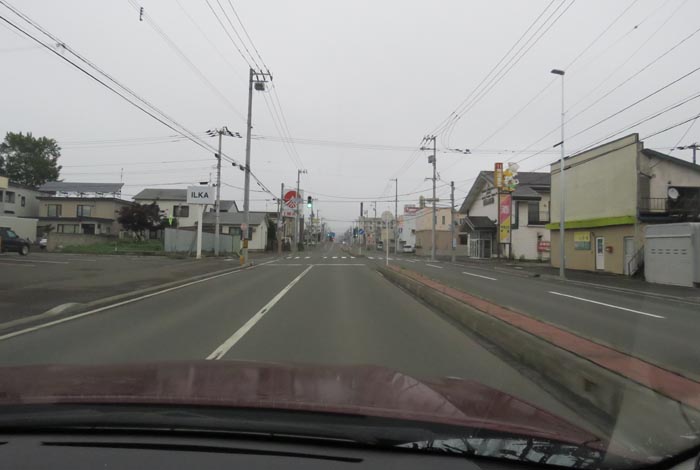 webnews今朝の北見/とん田通り、南大通り交差点から国道39号方向