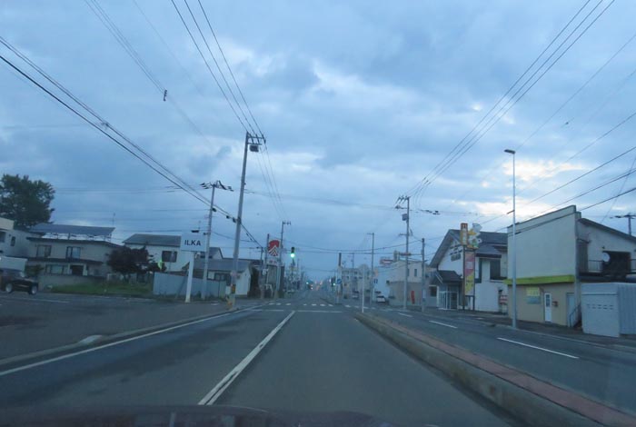 webnews今朝の北見/とん田通り、南大通り交差点から国道39号方向