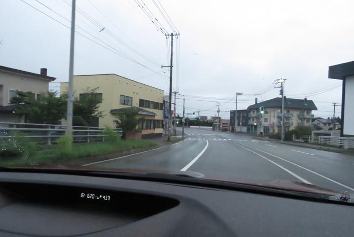 webnews今朝の北見/無加川橋を渡り南大通り交差点方向