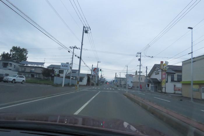 webnews今朝の北見/とん田通り、南大通り交差点から国道39号方向
