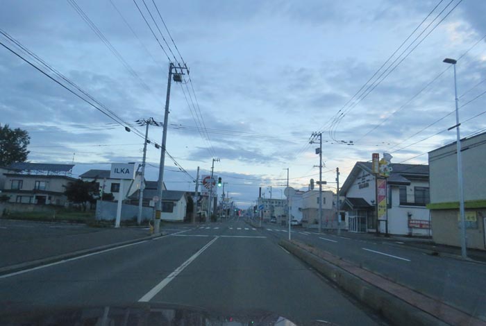 webnews今朝の北見/とん田通り、南大通り交差点から国道39号方向