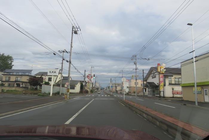 webnews今朝の北見/とん田通り、南大通り交差点から国道39号方向