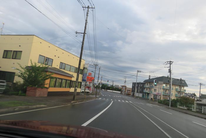 webnews今朝の北見/無加川橋を渡り南大通り交差点方向