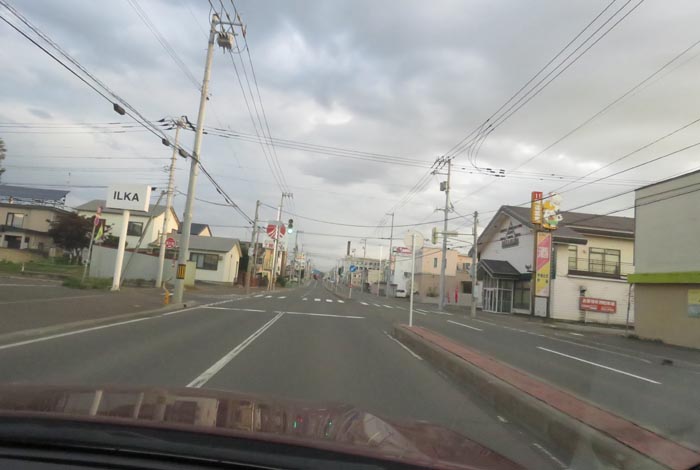 webnews今朝の北見/とん田通り、南大通り交差点から国道39号方向