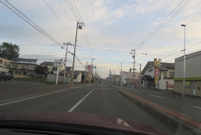 webnews今朝の北見/とん田通り、南大通り交差点から国道39号方向
