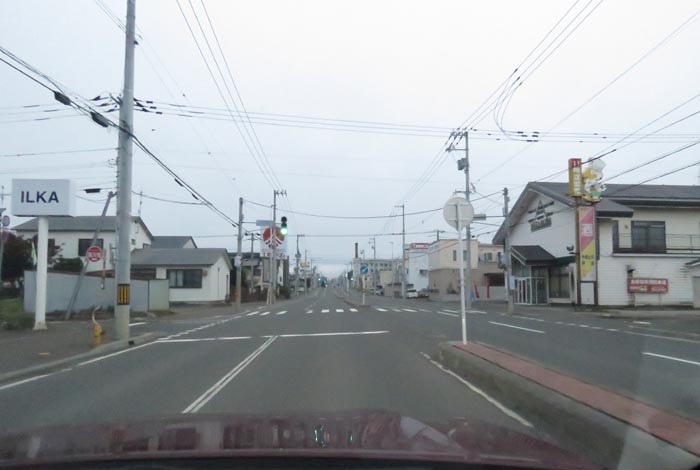 webnews今朝の北見/とん田通り、南大通り交差点から国道39号方向