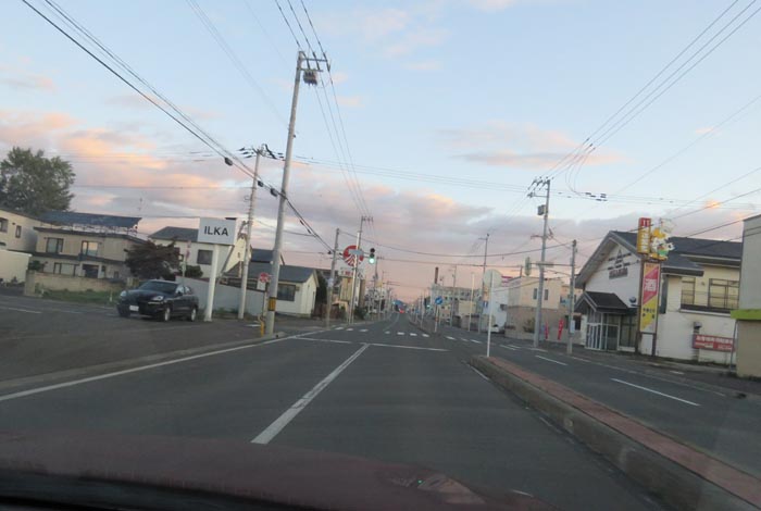 webnews今朝の北見/とん田通り、南大通り交差点から国道39号方向