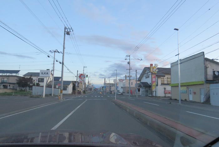 webnews今朝の北見/とん田通り、南大通り交差点から国道39号方向