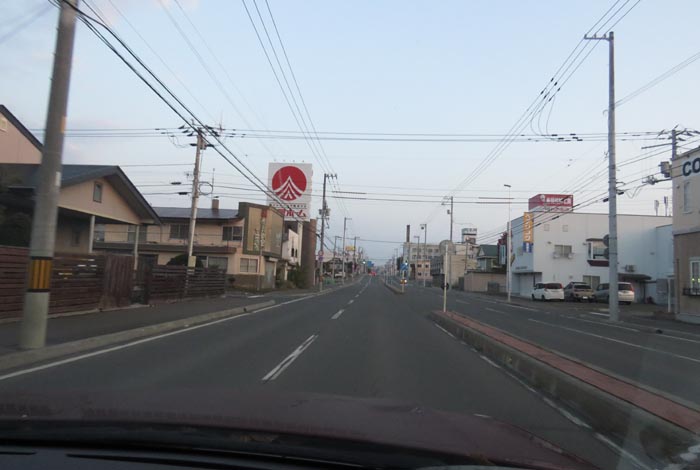 webnews今朝の北見/とん田通り、南大通り交差点から国道39号方向