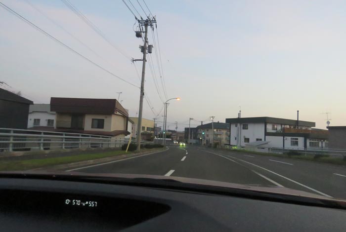 webnews今朝の北見/無加川橋を渡り南大通り交差点方向