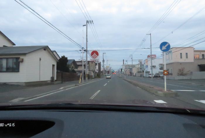 webnews今朝の北見/とん田通り、南大通り交差点から国道39号方向