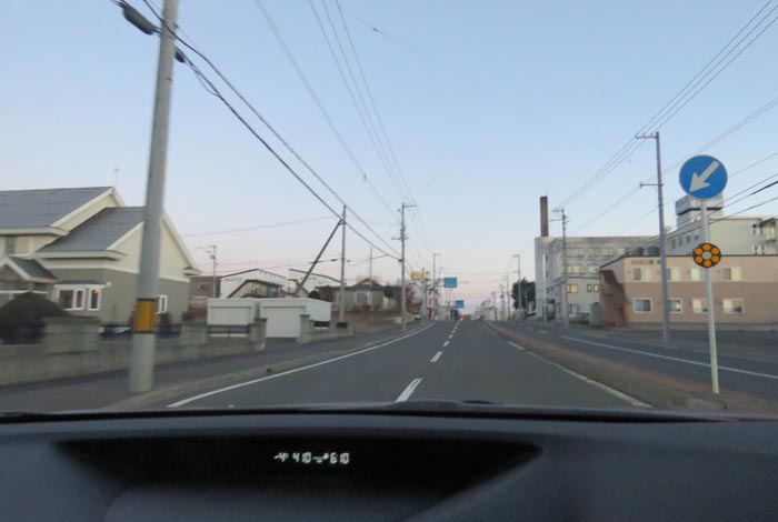 webnews今朝の北見/とん田通り、南大通り交差点から国道39号方向