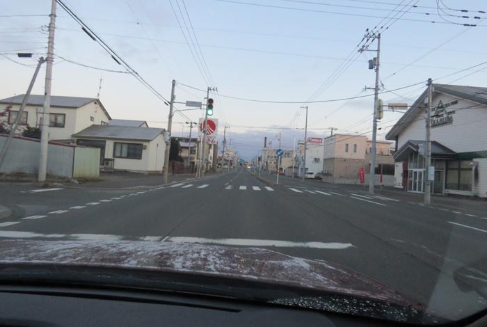 webnews今朝の北見/とん田通り、南大通り交差点から国道39号方向