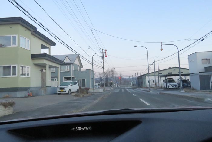 webnews今朝の北見/西5号線、南岸通りの交差点