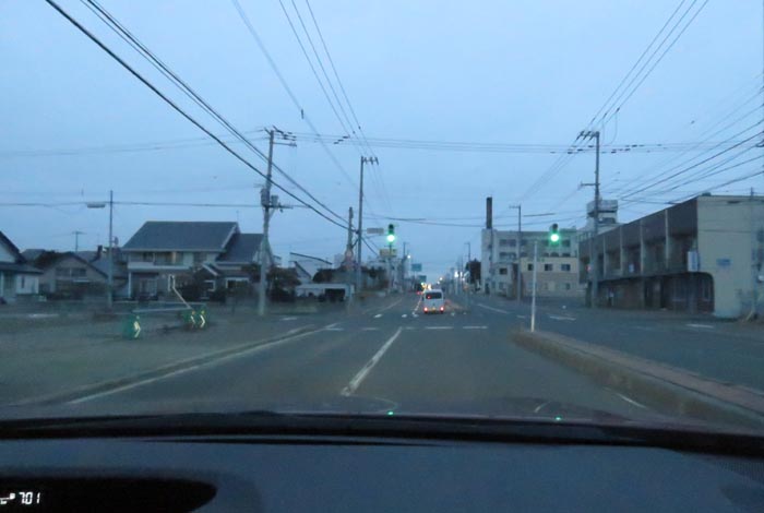 webnews今朝の北見/とん田通り、南大通り交差点から国道39号方向
